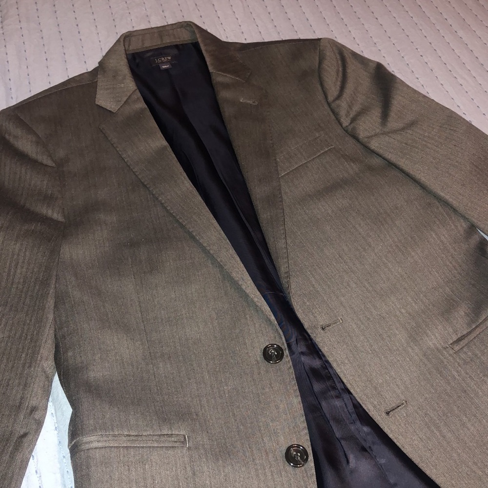 COPY - J Crew Tollegno 1900 Ludlow 3 piece Suit Grey